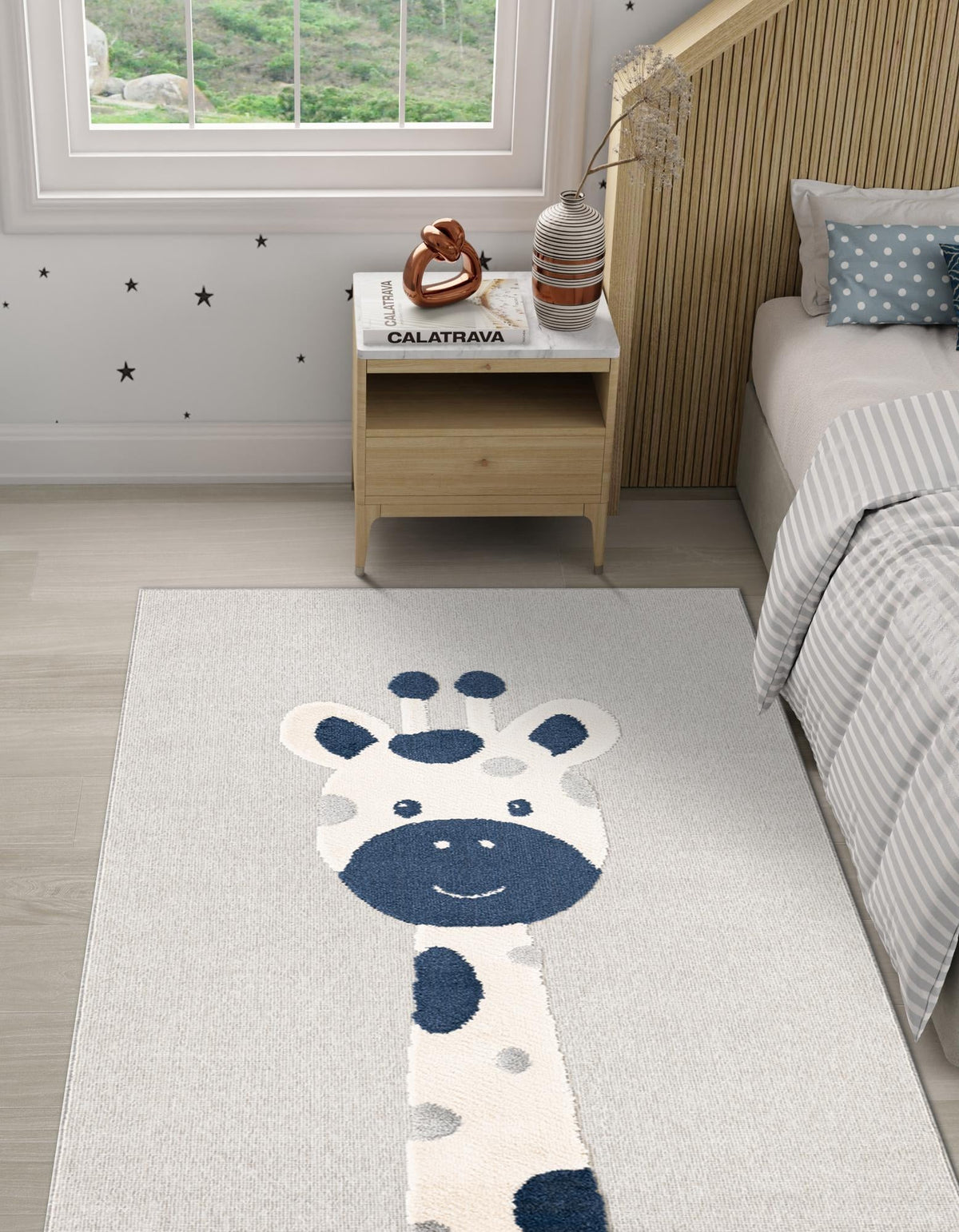 Wonder Tykes Collection Area Rug -  Wonderland Rectangle Gray  lifestyle 5