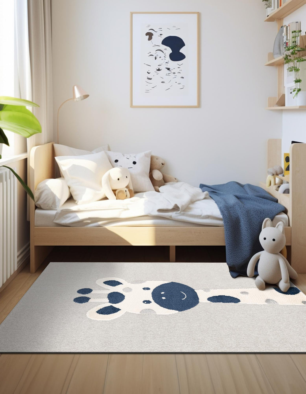 Wonder Tykes Collection Area Rug -  Wonderland Rectangle Gray  lifestyle 7