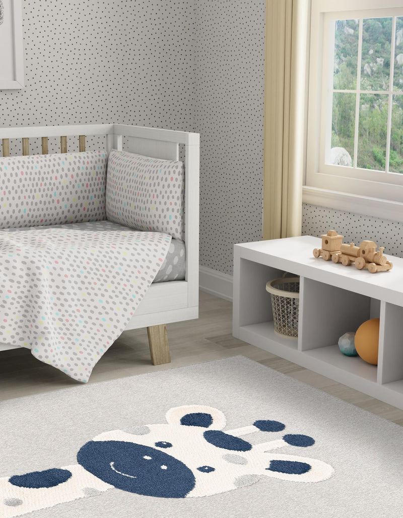 Wonder Tykes Collection Area Rug -  Wonderland Rectangle Gray  lifestyle 10