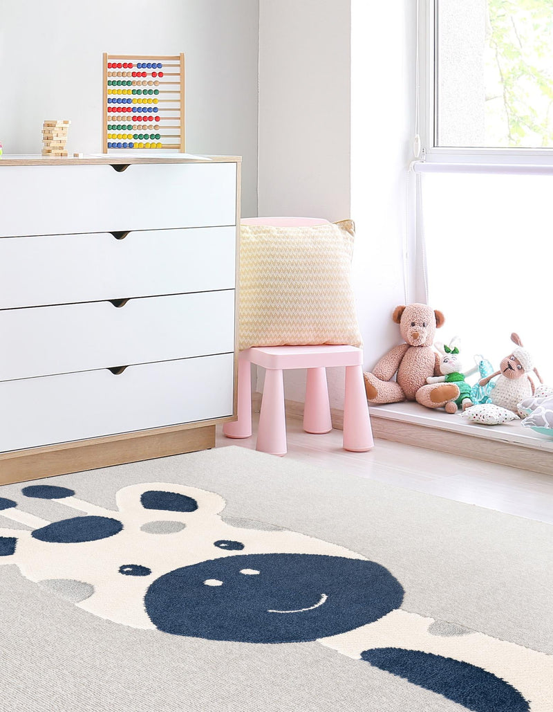 Wonder Tykes Collection Area Rug -  Wonderland Square Gray  lifestyle 27