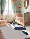 Wonder Tykes Collection Area Rug -  Wonderland Square Gray  lifestyle 45