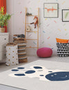 Wonder Tykes Collection Area Rug -  Wonderland Square Gray  lifestyle 51