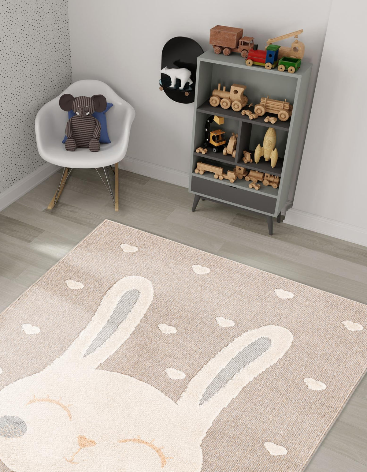 Wonder Tykes Collection Area Rug -  Blisswood Rectangle Peach Blossom  lifestyle 3