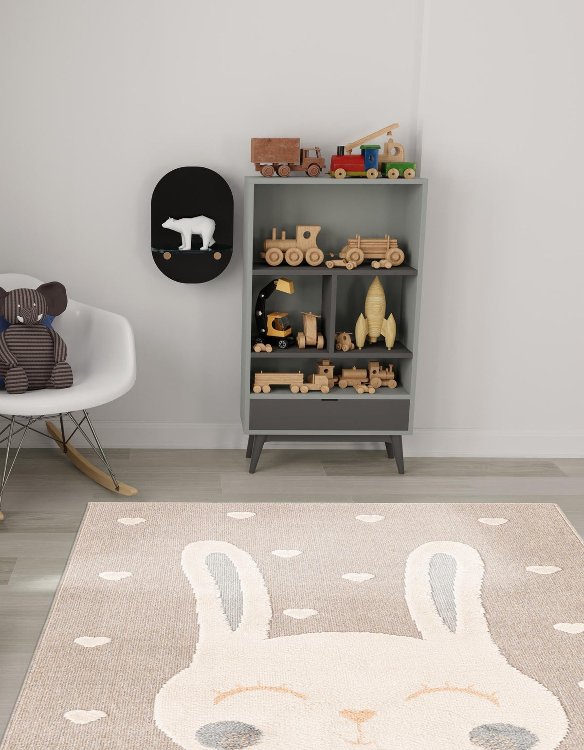 Wonder Tykes Collection Area Rug -  Blisswood Rectangle Peach Blossom  lifestyle 5