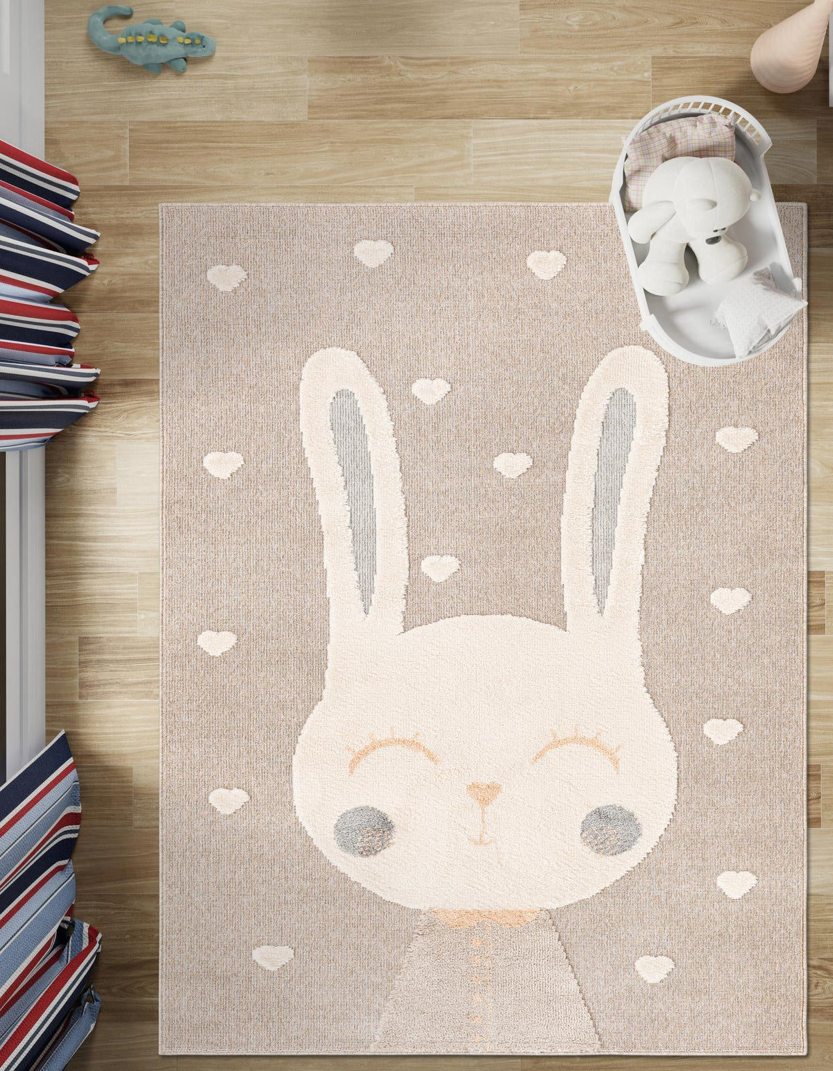 Wonder Tykes Collection Area Rug -  Blisswood Rectangle Peach Blossom  lifestyle 11