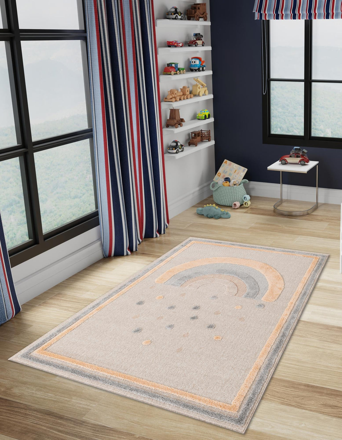Wonder Tykes Collection Area Rug -  Frolicfield Rectangle Multi  lifestyle 2