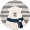 Wonder Tykes Collection Area Rug -  Dreamland Round Gray  lifestyle 39