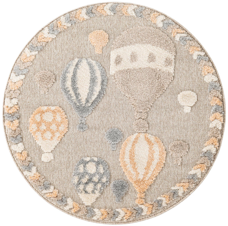 Wonder Tykes Collection Area Rug -  Joyscape Round Multi  lifestyle 45