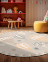 Wonder Tykes Collection Area Rug -  Joyscape Round Multi  lifestyle 25