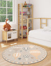 Wonder Tykes Collection Area Rug -  Joyscape Round Multi  lifestyle 31