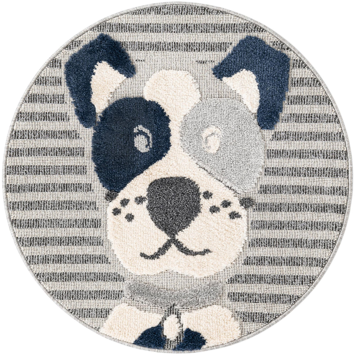 Wonder Tykes Collection Area Rug -  Magicgrove Round Gray and Blue  lifestyle 38