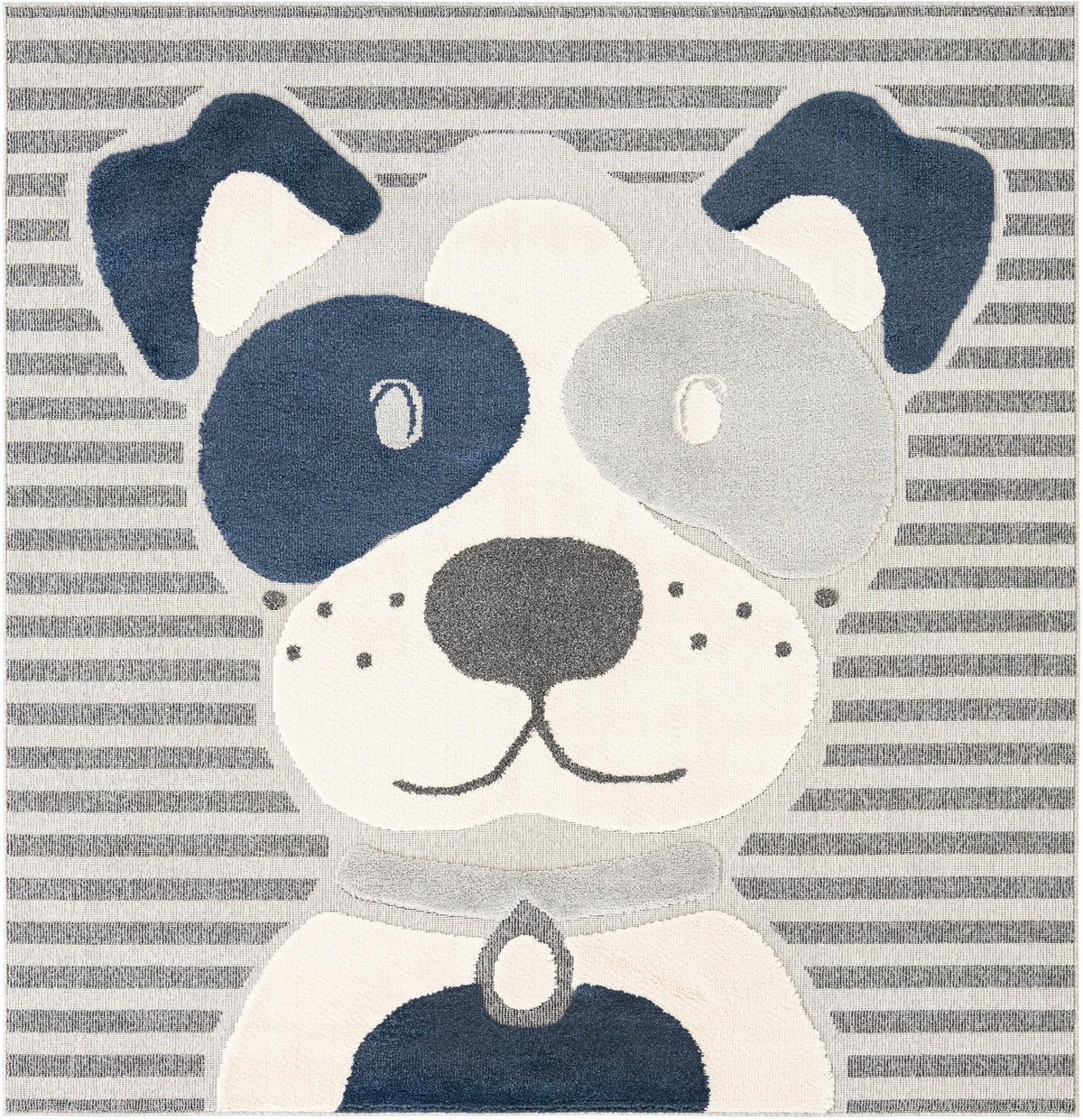 Wonder Tykes Collection Area Rug -  Magicgrove Square Gray and Blue  lifestyle 39