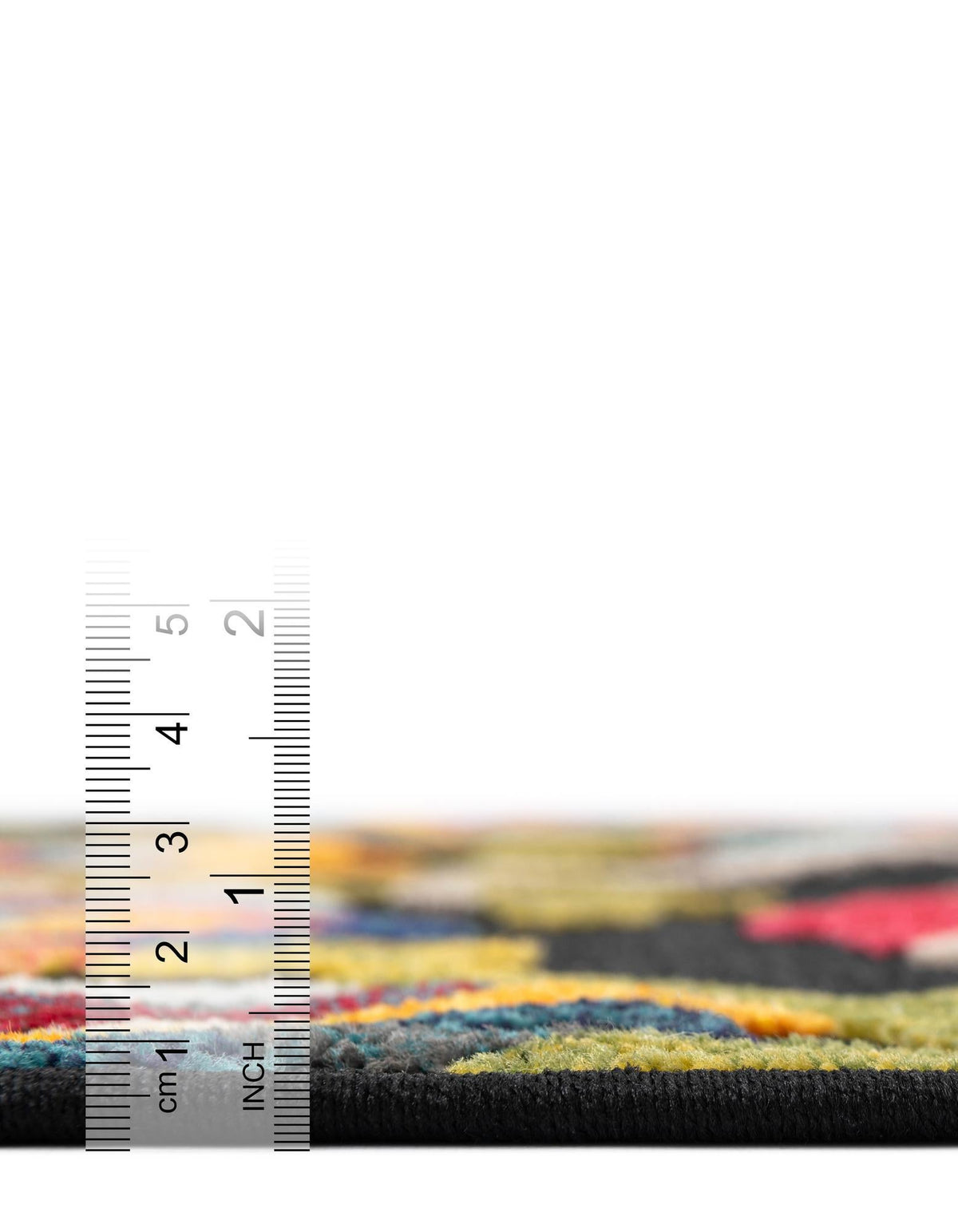 Outdoor Marrakesh Collection Area Rug - Fes Rectangle Multi Black  lifestyle 23