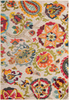 Outdoor Marrakesh Collection Area Rug - Fes Rectangle Multi Beige  lifestyle 2