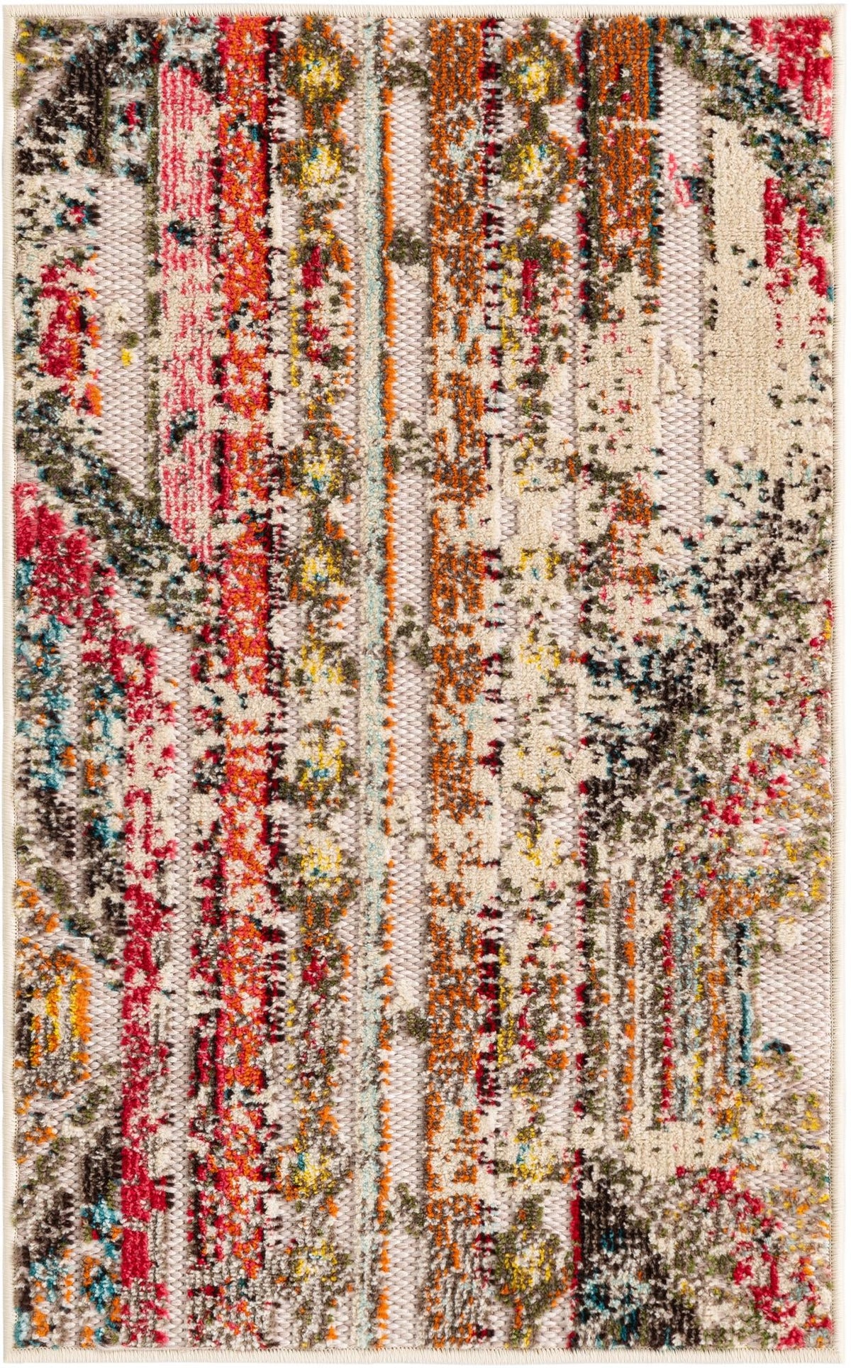 Outdoor Marrakesh Collection Area Rug -  Agadir Rectangle Multi Beige Main