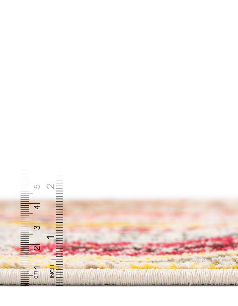 Outdoor Marrakesh Collection Area Rug -  Agadir Rectangle Multi Beige  lifestyle 22