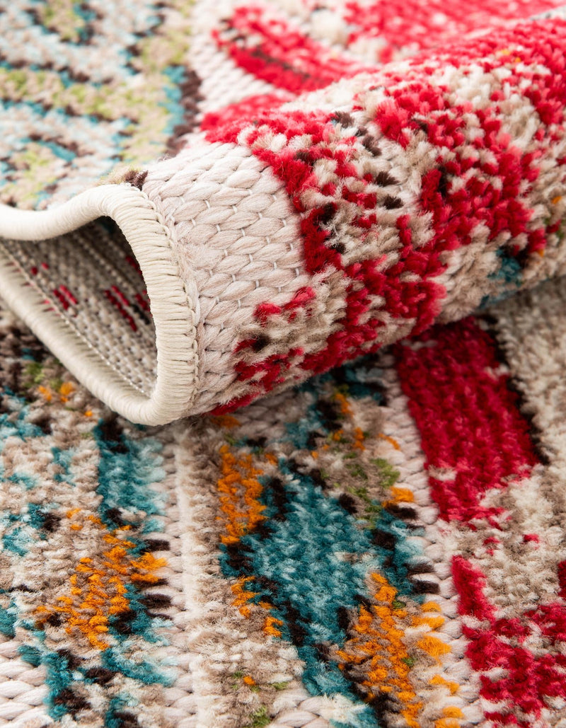 Outdoor Marrakesh Collection Area Rug -  Agadir Rectangle Multi Beige  lifestyle 24