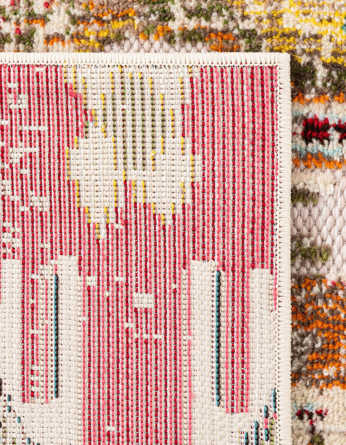 Outdoor Marrakesh Collection Area Rug -  Agadir Rectangle Multi Beige  lifestyle 30