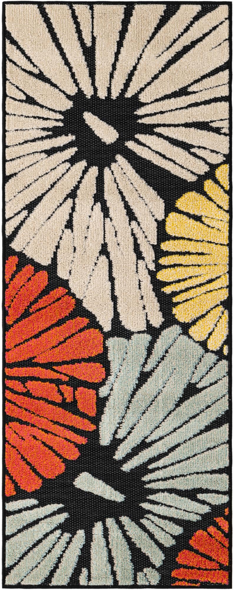 Outdoor Marrakesh Collection Area Rug -  Tetouan Runner Multi  lifestyle 29