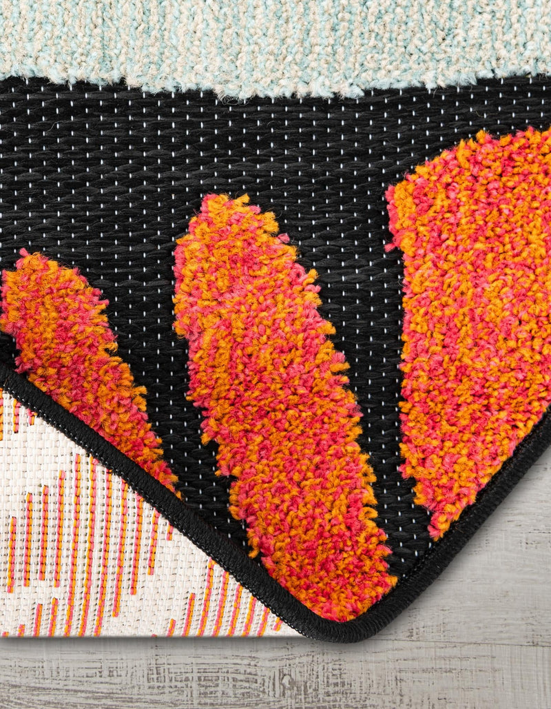 Outdoor Marrakesh Collection Area Rug -  Tetouan Round Multi  lifestyle 33