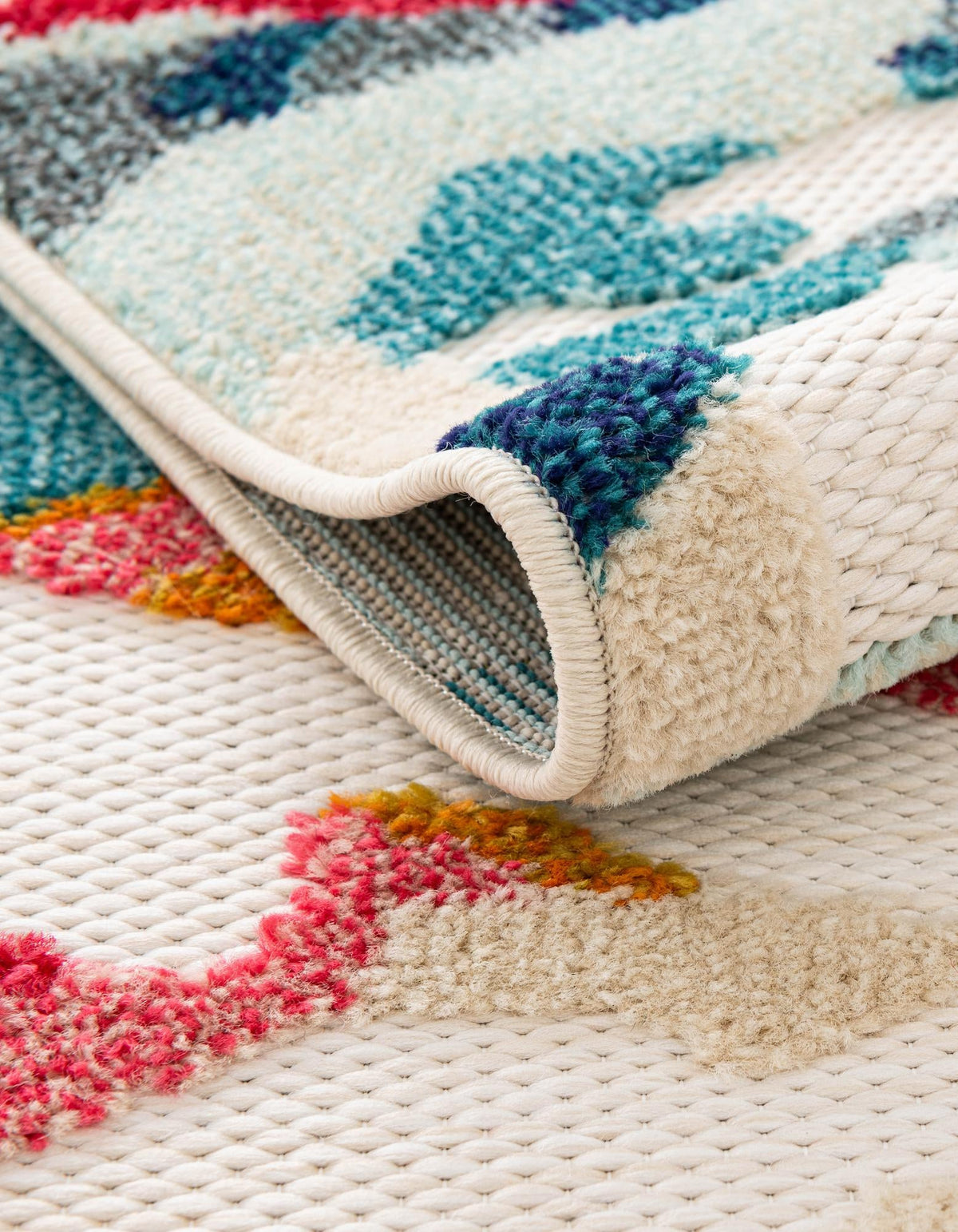Outdoor Marrakesh Collection Area Rug -  Meknes Rectangle Multi  lifestyle 13