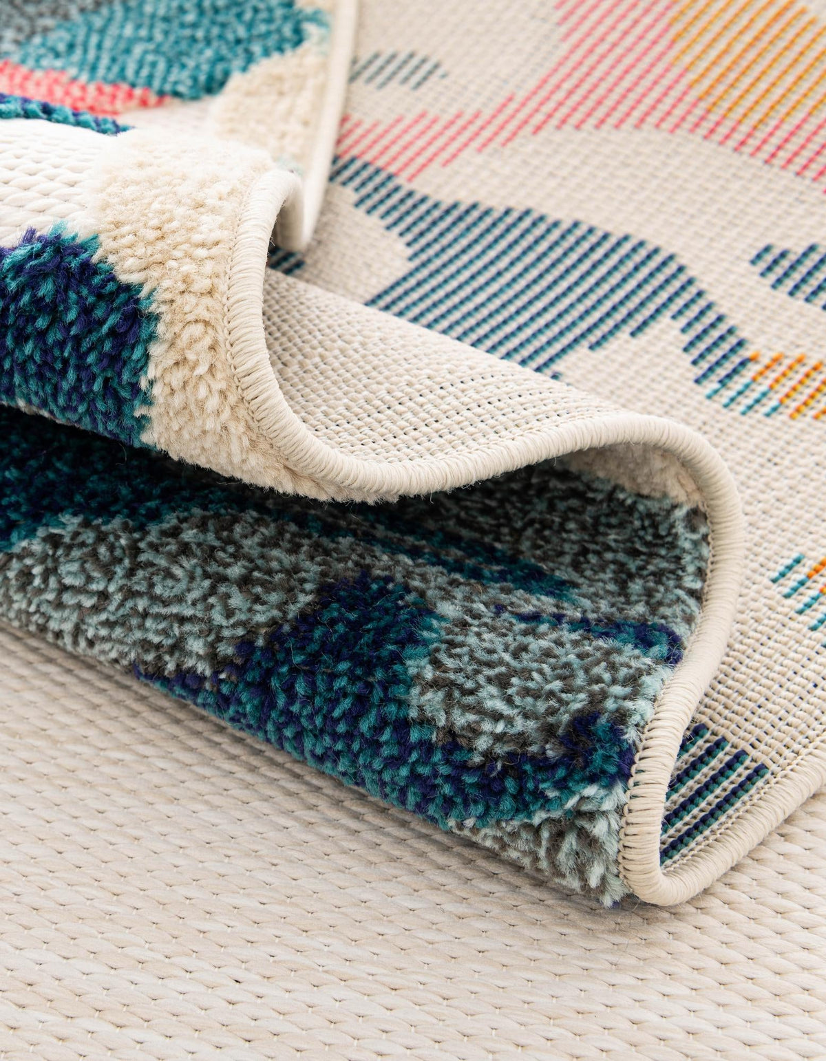 Outdoor Marrakesh Collection Area Rug -  Meknes Rectangle Multi  lifestyle 20
