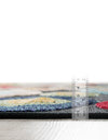 Outdoor Marrakesh Collection Area Rug -  Chefchaouen Rectangle Multi Black  lifestyle 5