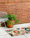 Outdoor Marrakesh Collection Area Rug -  Chefchaouen Runner Multi Beige  lifestyle 55