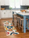 Outdoor Marrakesh Collection Area Rug -  Chefchaouen Runner Multi Beige  lifestyle 61