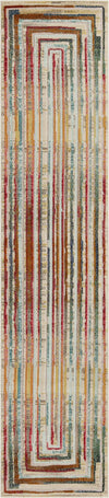 Outdoor Marrakesh Collection Area Rug -  Ouarzazate Runner Multi Beige  lifestyle 25