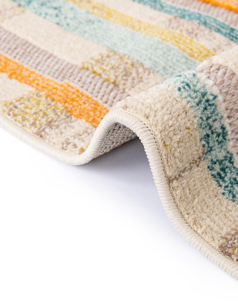 Outdoor Marrakesh Collection Area Rug -  Ouarzazate Rectangle Multi Beige  lifestyle 17