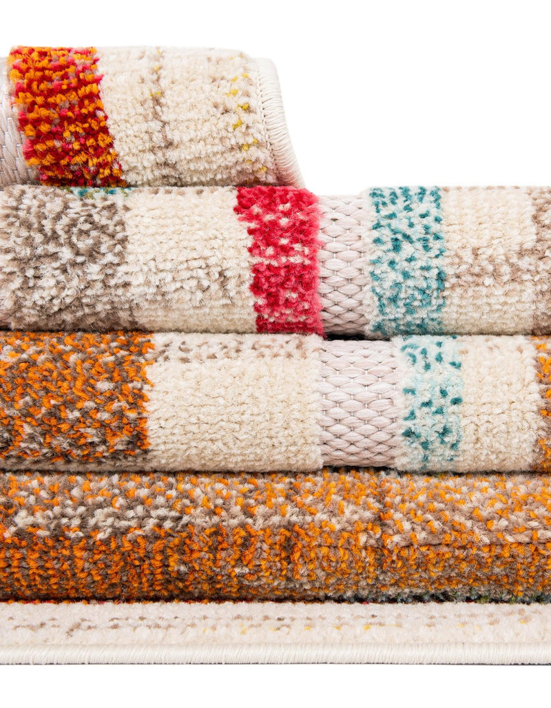 Outdoor Marrakesh Collection Area Rug -  Ouarzazate Rectangle Multi Beige  lifestyle 21