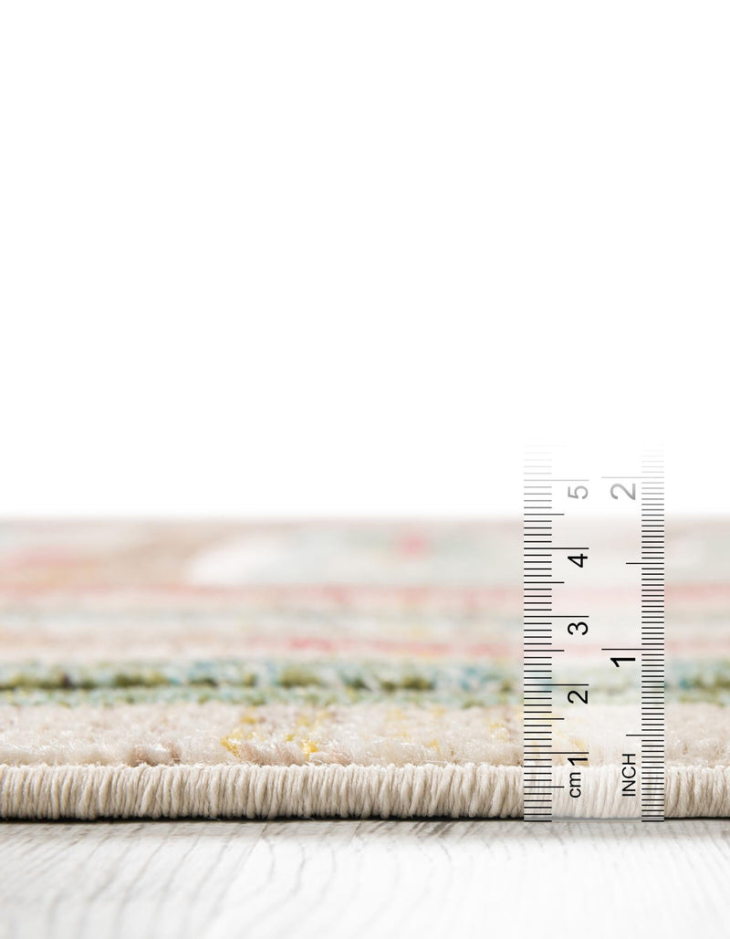 Outdoor Marrakesh Collection Area Rug -  Ouarzazate Runner Multi Beige  lifestyle 29