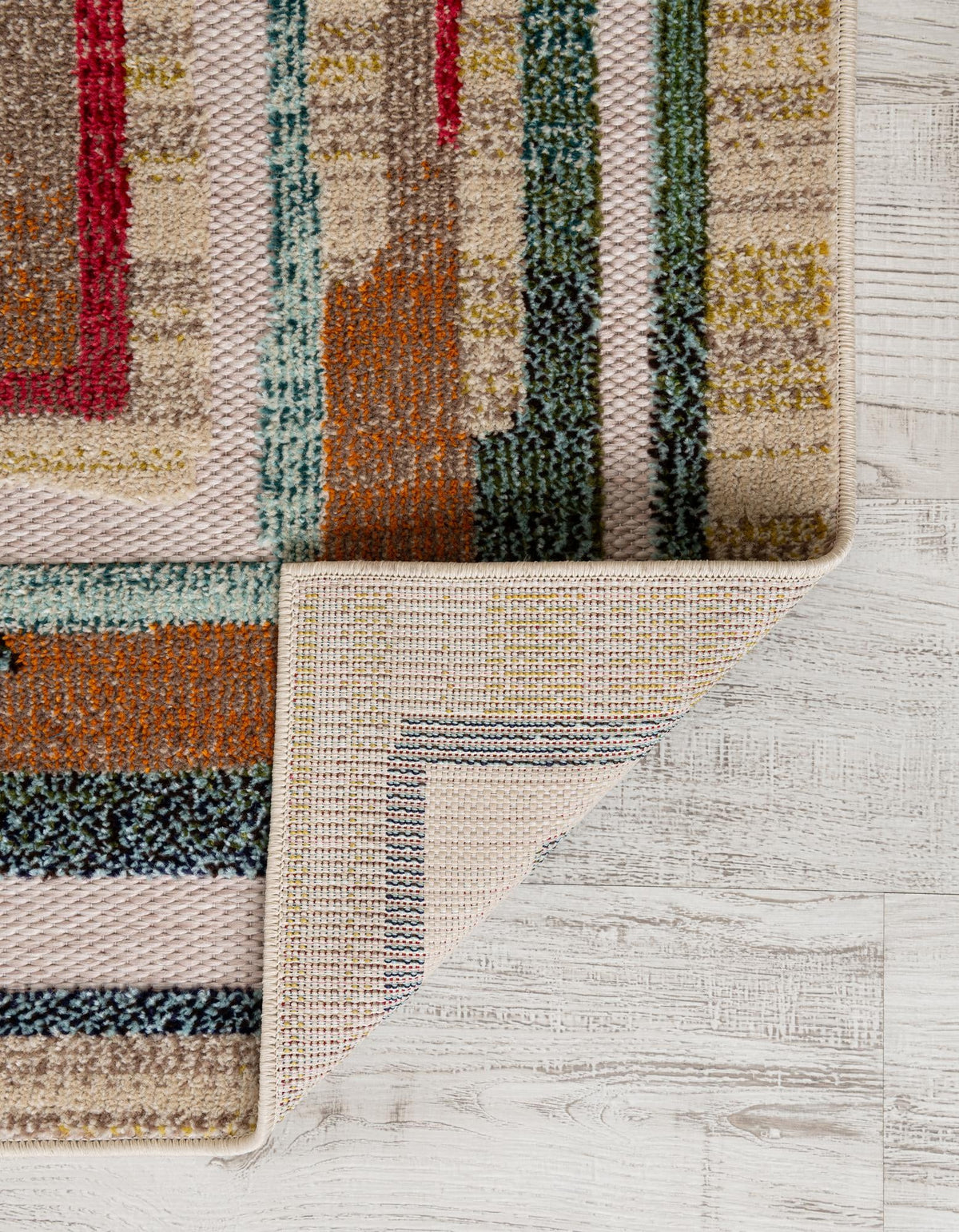 Outdoor Marrakesh Collection Area Rug -  Ouarzazate Runner Multi Beige  lifestyle 31