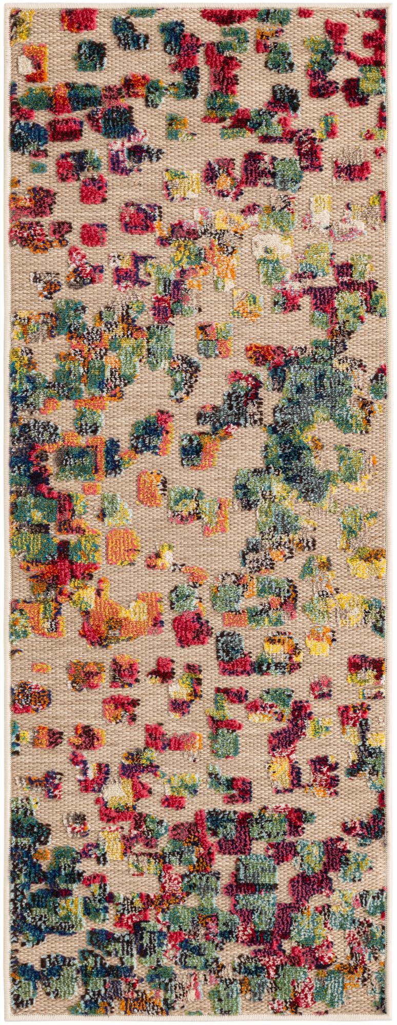 Outdoor Marrakesh Collection Area Rug -  Oujda Runner Multi  lifestyle 22