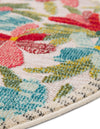 Outdoor Marrakesh Collection Area Rug -  Midelt Round Multi  lifestyle 52