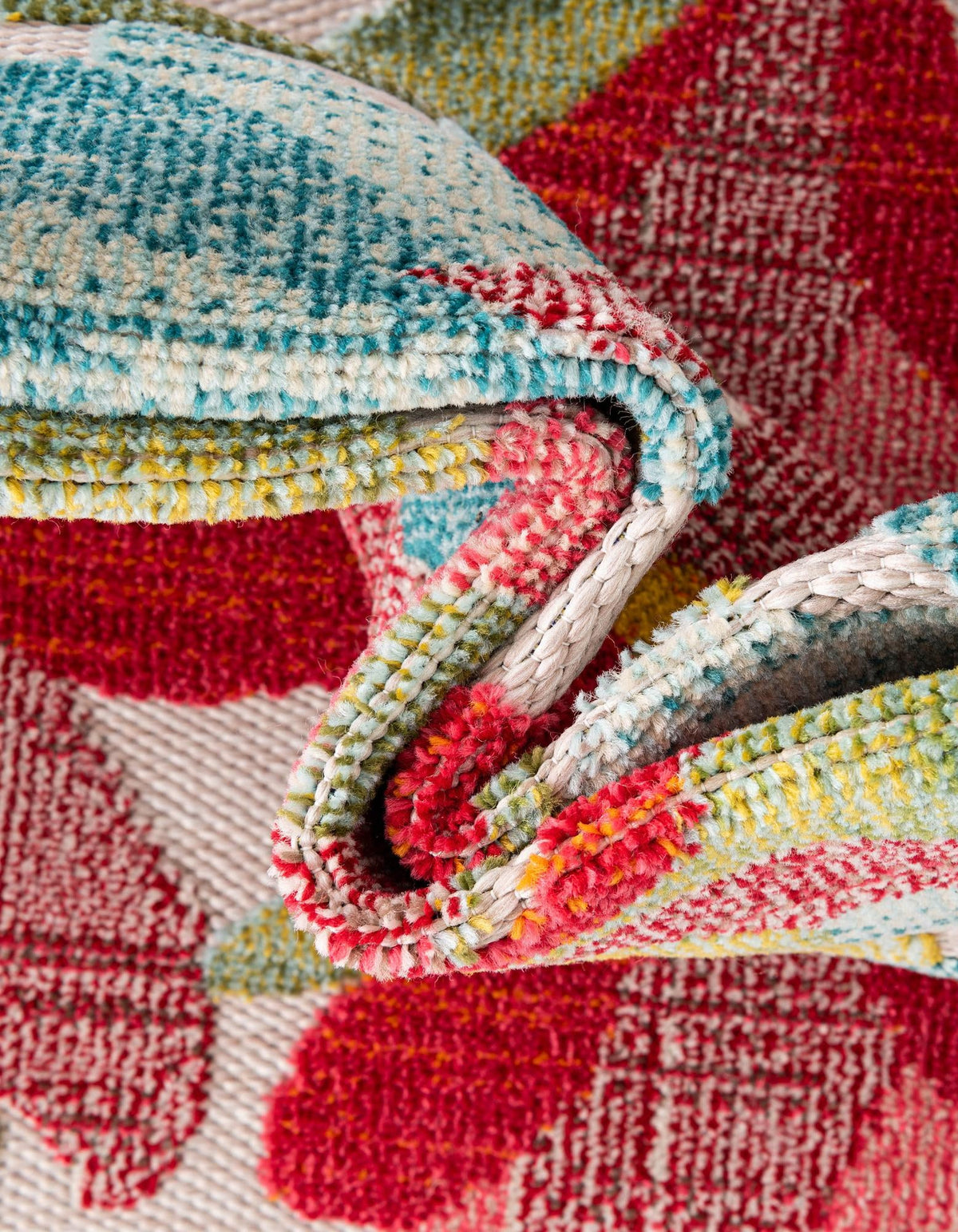 Outdoor Marrakesh Collection Area Rug -  Midelt Rectangle Multi  lifestyle 15