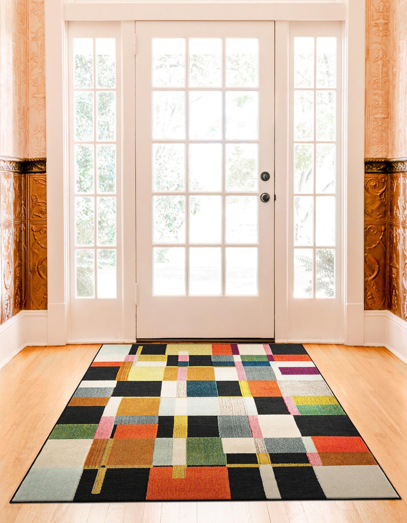 Outdoor Marrakesh Collection Area Rug -  Tangier Rectangle Multi  lifestyle 3