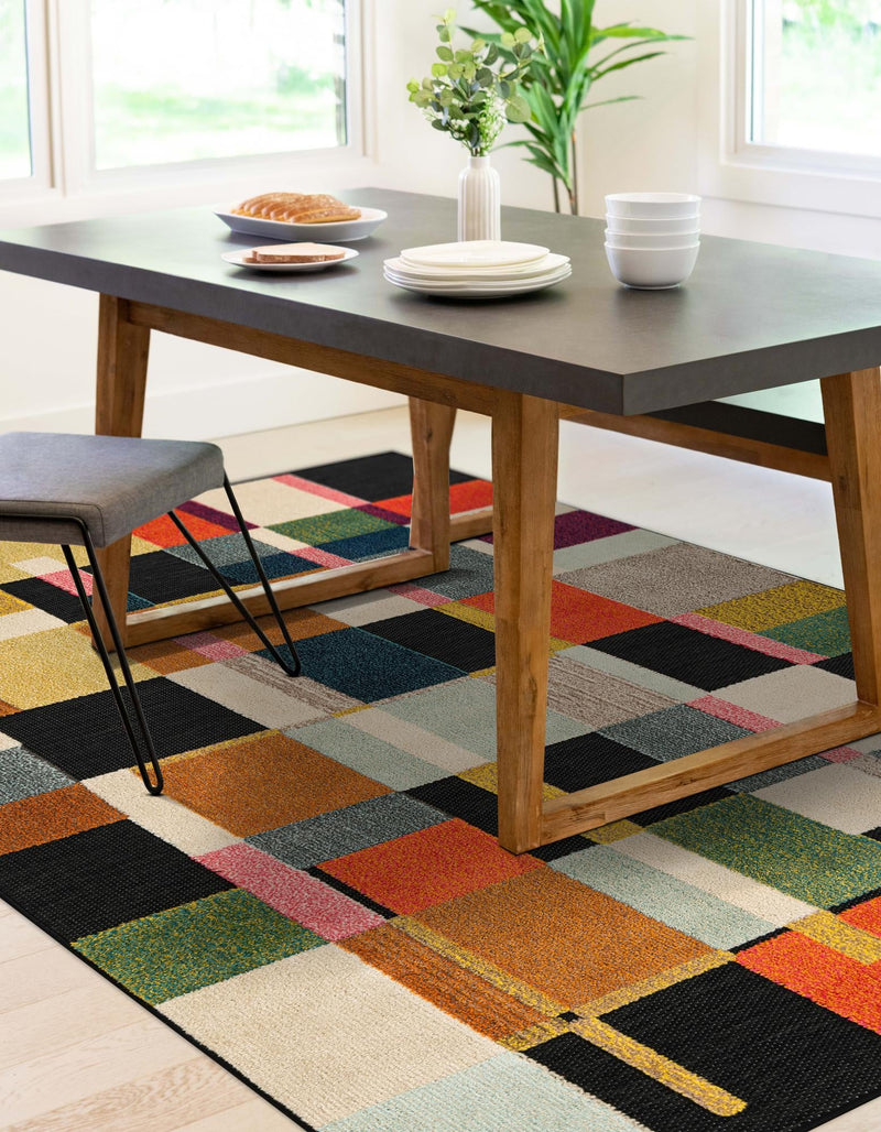 Outdoor Marrakesh Collection Area Rug -  Tangier Rectangle Multi  lifestyle 9