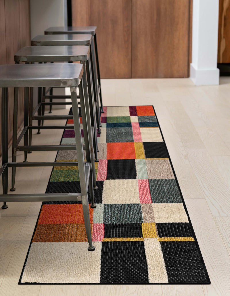 Outdoor Marrakesh Collection Area Rug -  Tangier Runner Multi  lifestyle 26