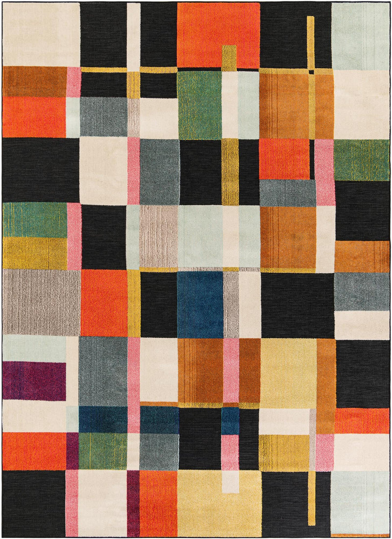 Outdoor Marrakesh Collection Area Rug -  Tangier Rectangle Multi  lifestyle 2