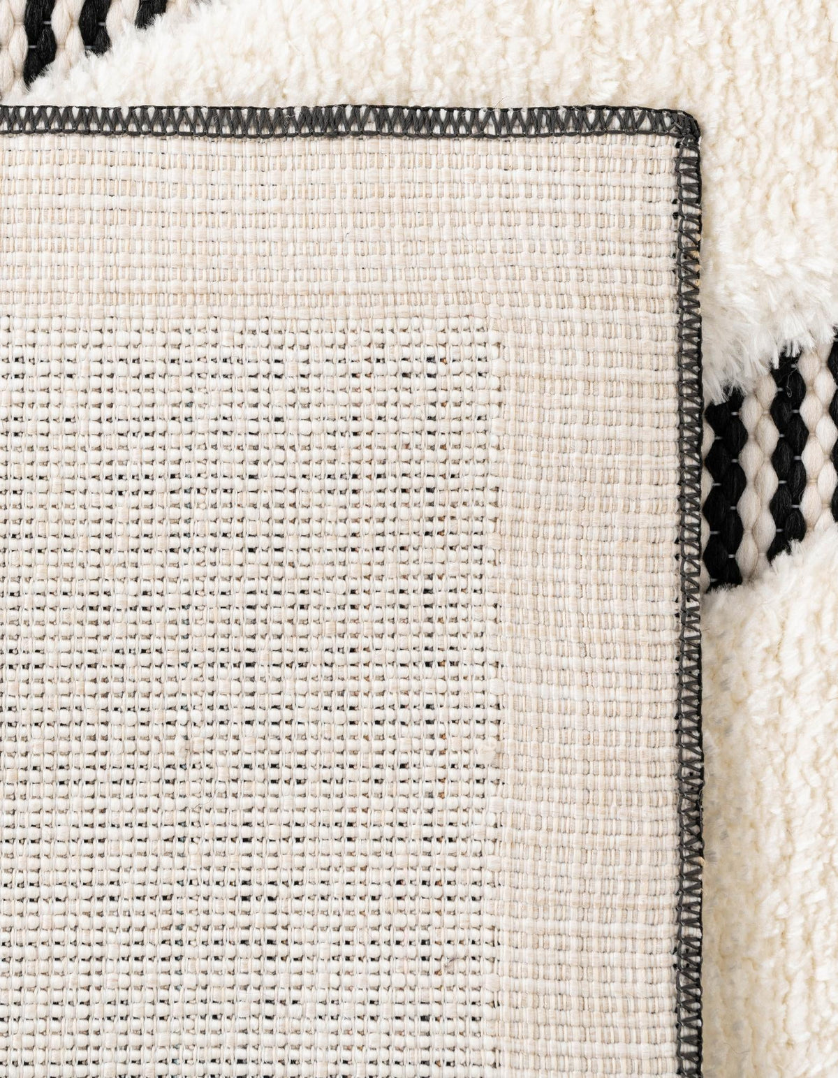 Monochrome Collection Area Rug -  Glacier Rectangle Ivory White  lifestyle 31