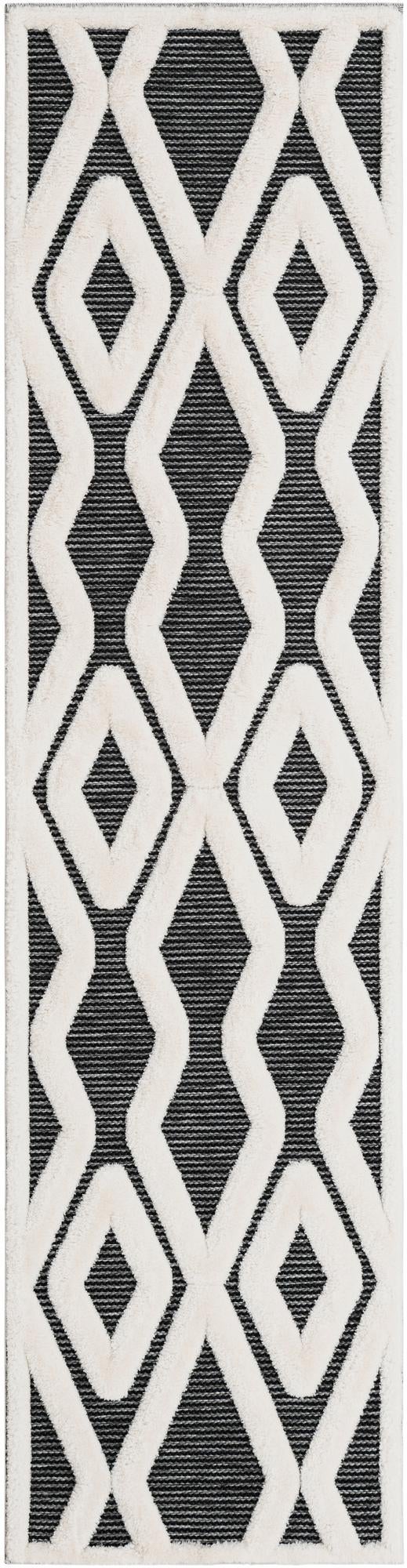 Monochrome Collection Area Rug -  Glacier Runner Gray  lifestyle 81