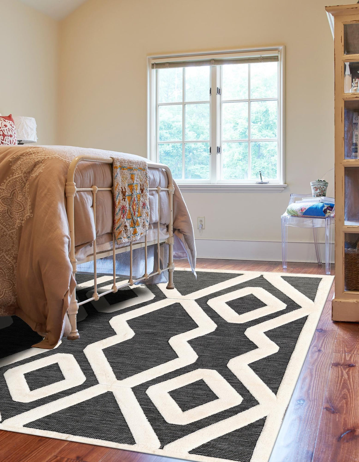Monochrome Collection Area Rug -  Glacier Rectangle Gray  lifestyle 4