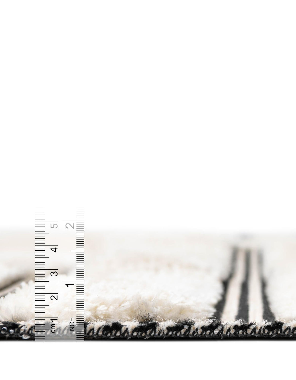 Monochrome Collection Area Rug -  Ash Rectangle Ivory White  lifestyle 23