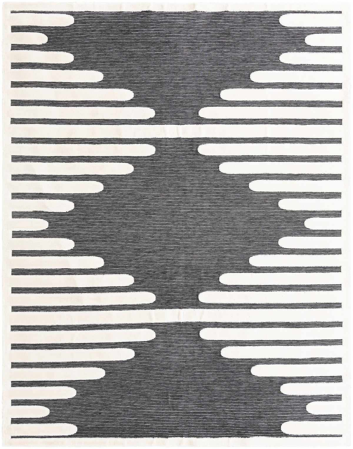 Monochrome Collection Area Rug -  Ash Rectangle Gray Main