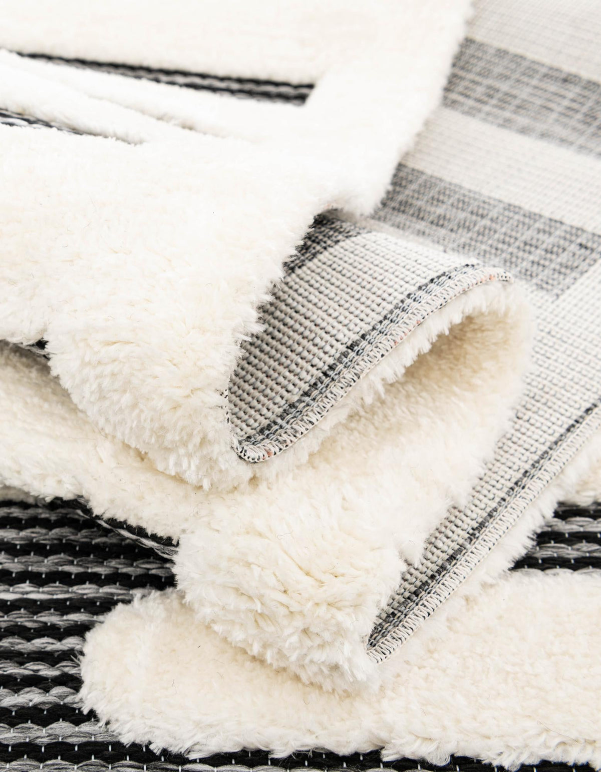 Monochrome Collection Area Rug -  Ash Rectangle Gray  lifestyle 38