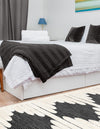 Monochrome Collection Area Rug -  Ash Runner Gray  lifestyle 61