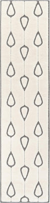 Monochrome Collection Area Rug -  Marble Runner Ivory White  lifestyle 73