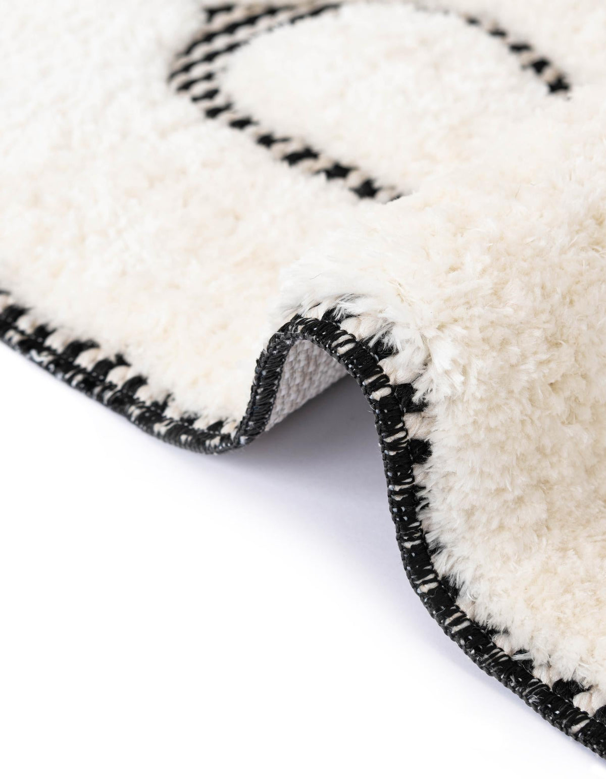 Monochrome Collection Area Rug -  Marble Rectangle Ivory White  lifestyle 33
